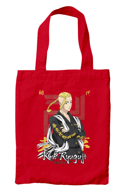 Bag with prints Tokyo Revengers Draken. Anime, draken, ken ryuguji, ken-chin, manga, serial, tokyo manji gang, tokyo revengers. 2070702