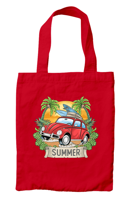 Сумка з принтом "Літо, Машина І Пальми". Відпочинок, літо, машина, пальми. 2070702