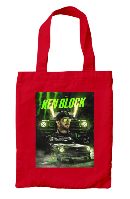 Сумка с принтом Кен Блок. Ken block, гонщик, кен блок, машины. 2070702