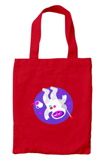 Сумка з принтом "Космічний програміст". Angular, c, css, html, it, javascript, jquery, php, python, react, svelt, vue, айтишник, айті, гумор, код, кодувати, прогер, програміст, програмісти, ти ж, ти ж програміст, тиж програміст. 2070702