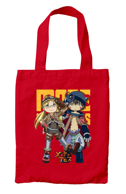 Bag with prints Made in Abyss. Abyss, made in abyss, manga, reg, riko, robot. 2070702