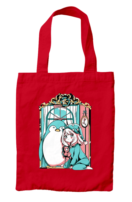 Сумка з принтом "Сім'я шпигуна Аня". Spy x family, аниме, аня, йор, лойд, манга, сім я шпигуна. 2070702