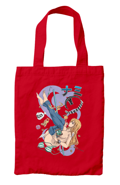 Bag with prints One Piece Nami. Anime, cat burglar, manga, nami, one piece, straw hat pirates. 2070702