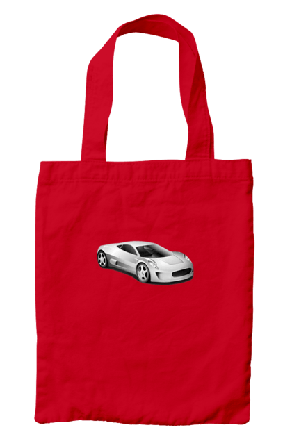 Сумка з принтом "Авто.1". Авто, графіка, спортивне авто, фото, чорно-біле зображення. 2070702