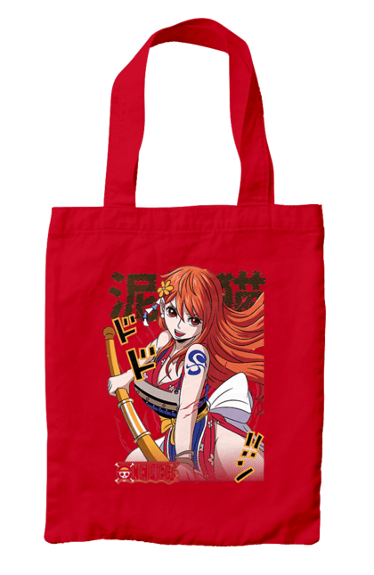 Bag with prints One Piece Nami. Anime, cat burglar, manga, nami, one piece, straw hat pirates. 2070702