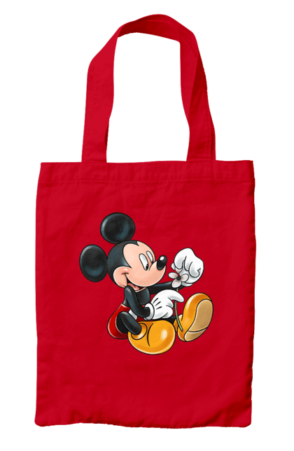 Bag with prints Mickey Mouse. Cartoon, disney, mickey, mickey mouse. 2070702