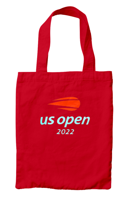 Сумка з принтом "Тенісний турнір US Open 2022". Великий теніс, відкритий чемпіонат, гравці, м`яч, нью йорк, призовий фонд, ракетка, турнір на ґрунті, хард, чемпіонат америки. futbolka.stylus.ua