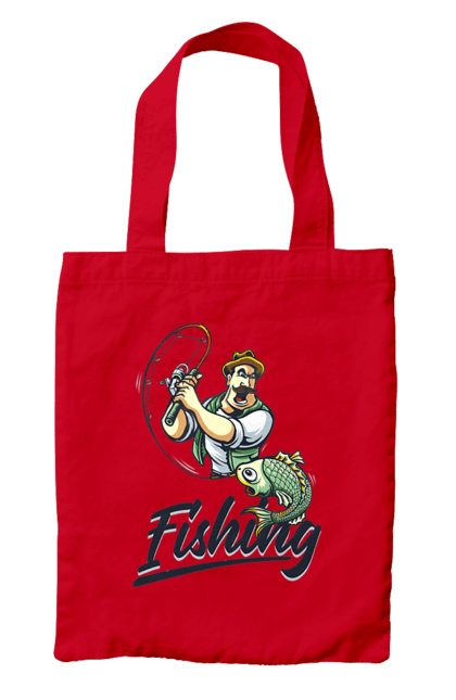 Сумка з принтом "Рибалка, літо". Відпочинок, літо, рибалка. 2070702