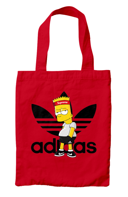 Сумка з принтом "Adidas Барт". Adidas, bart, адідас, барт, мультфільм, серіал, сімпсон. 2070702