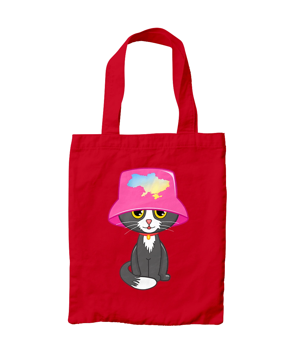 Cat with a map of Ukraine