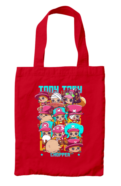 Bag with prints One Piece Tony Tony Chopper. Adventures, anime, fantasy, light novel, manga, one piece, tony tony chopper, tv series. 2070702