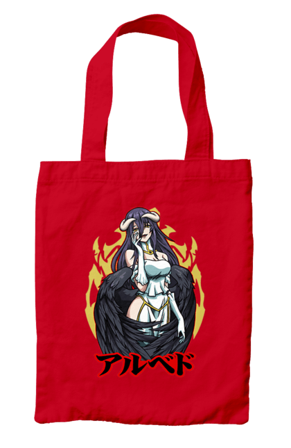 Bag with prints Overlord Albedo. Albedo, anime, lord, overlord, tv series. 2070702