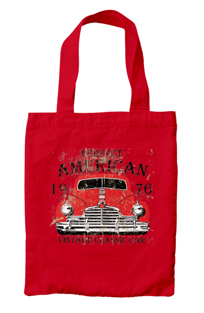 Сумка з принтом "Машина вінтаж, 1976". 1976, вінтаж, машина. 2070702