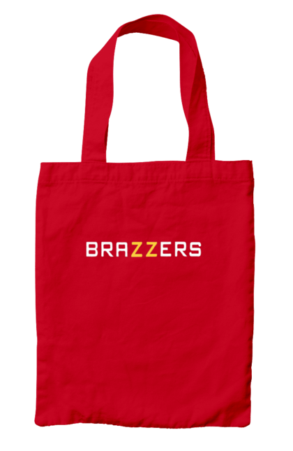 Сумка з принтом "Brazzers". Brazzers, hub, porn, porn hub, pornhub, бразерс, браззерс, зсу, порно хаб, порнохаб. 2070702