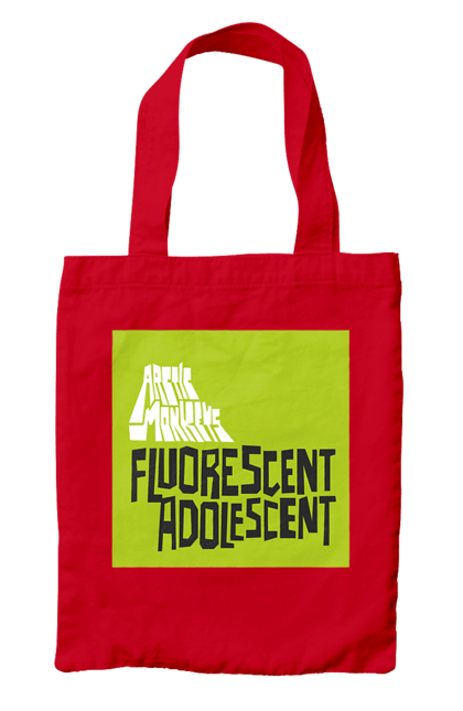 Bag with prints Arctic Monkeys. Arctic monkeys, garage rock, group, indie rock, music, post-punk revival, psychedelic rock, rock. 2070702