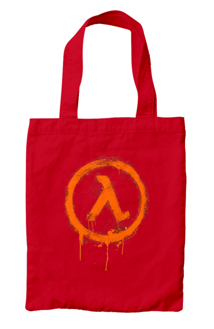 Сумка з принтом "Half Life". Half life, playstation, sega, sierra studios, геймер, гра, етап, комп`ютерна гра, мережева гра, місія, пройшов, рубилово, сюжет. 2070702