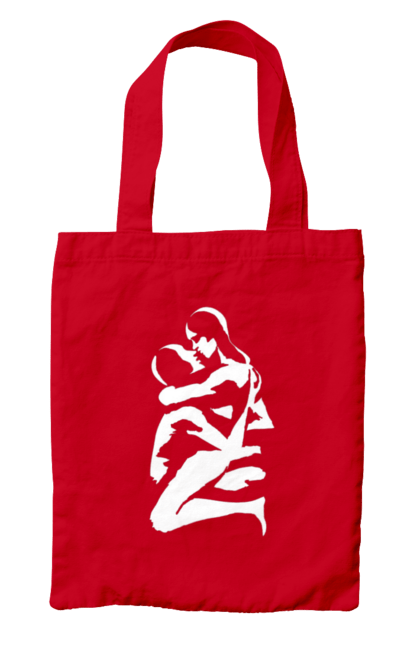 Bag with prints White Bodies. Body, circuit, female, man. 2070702