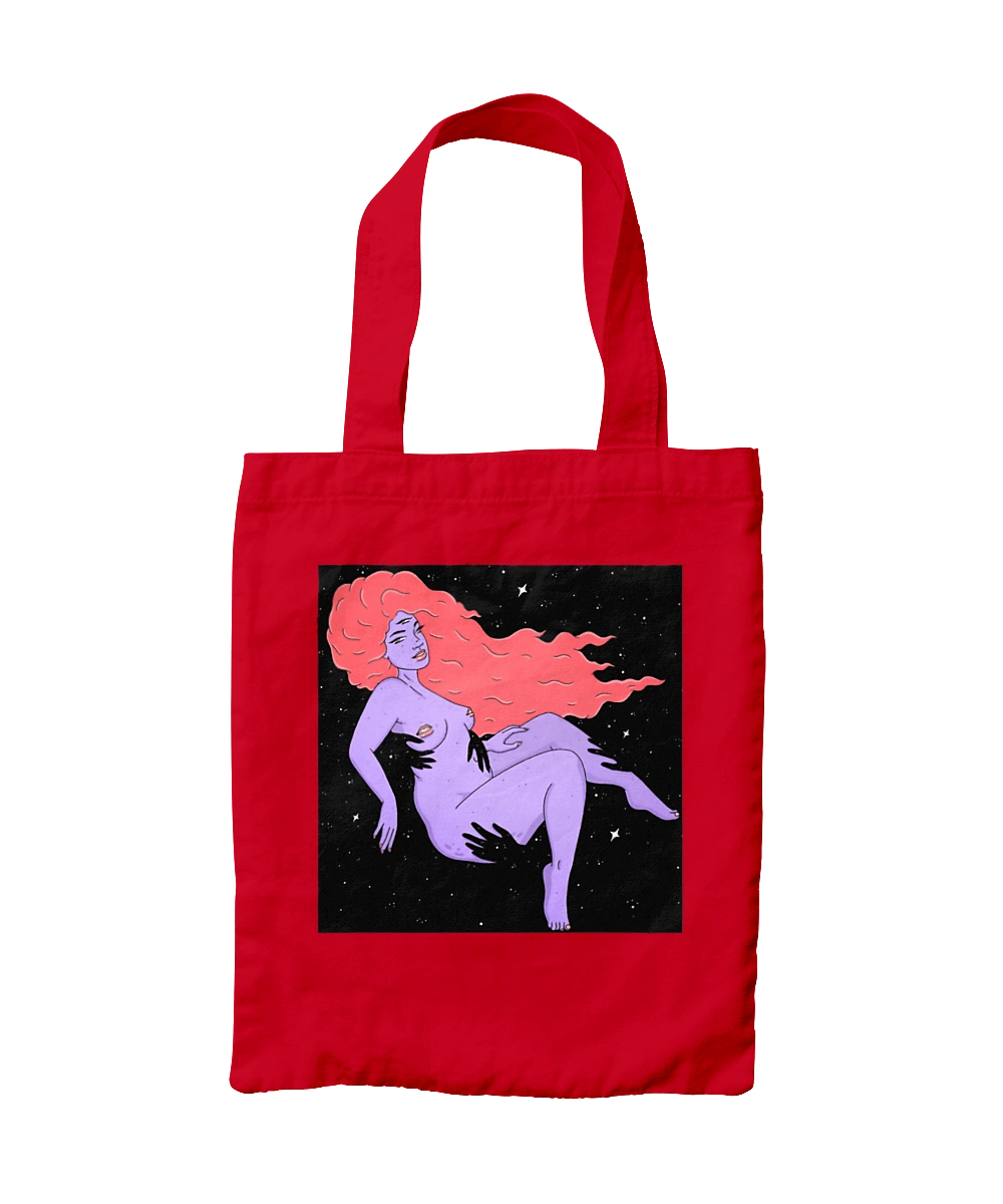 Фиолетовая Девушка В Черной Дыре