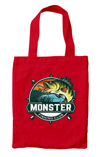 Сумка з принтом "Рибальський клуб". Відпочинок, рибак, рибальський клуб, хоббі. 2070702