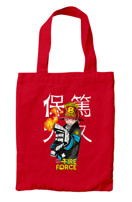 Bag with prints Fire Force Shinra Kusakabe. Fire force, shinra, shinra kusakabe. 2070702