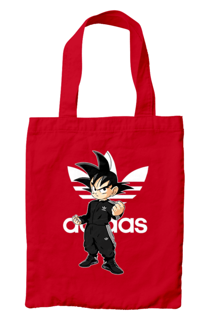 Сумка с принтом Adidas Сон Гоку. Adidas, anime, dragon ball, manga, son goku, адидас, аниме, гоку, жемчуг дракона, сон гоку. 2070702