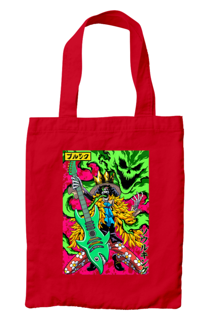 Bag with prints One Piece Brook. Anime, brook, manga, one piece, soul king, straw hat pirates. 2070702