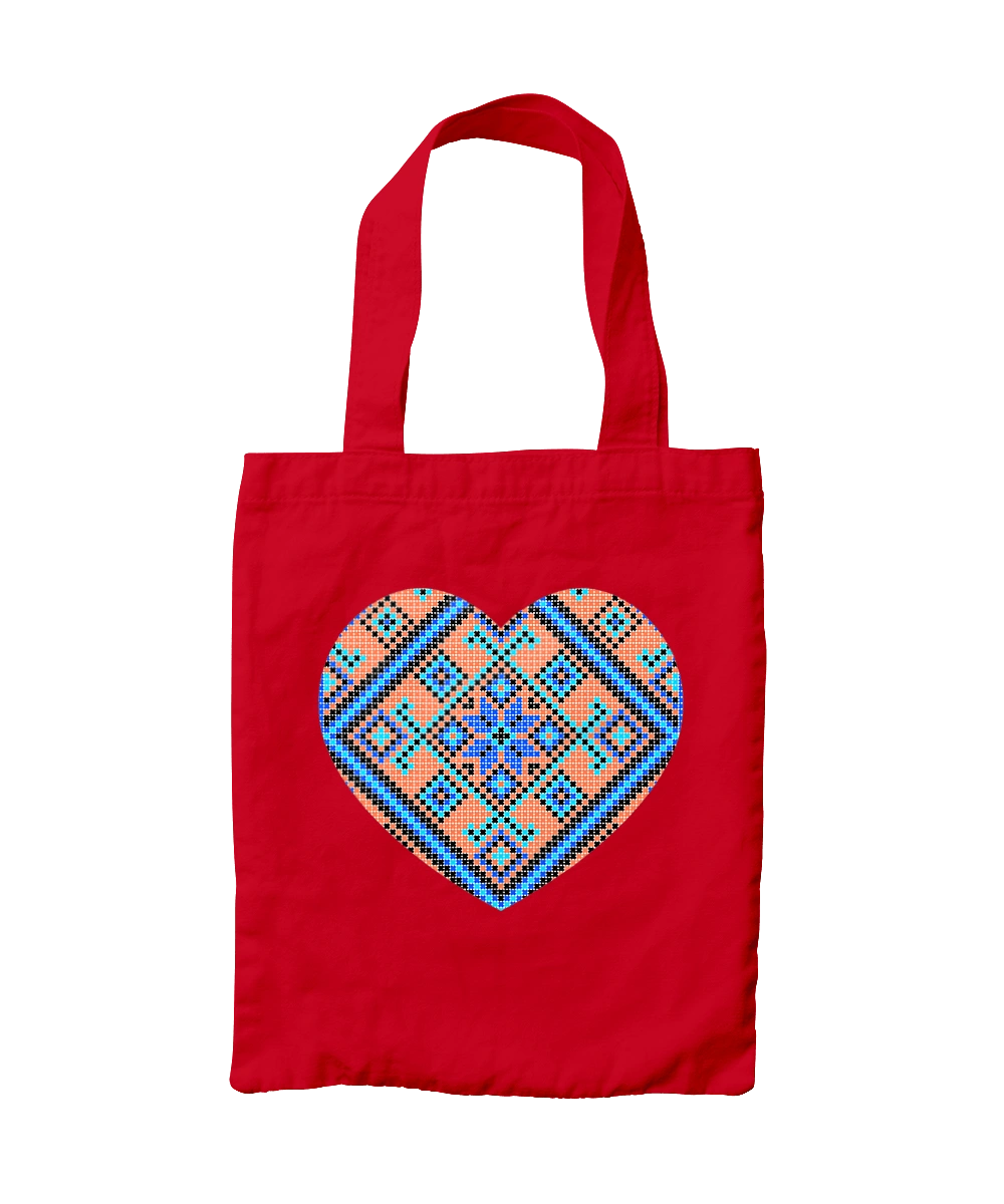 Серце вишивка