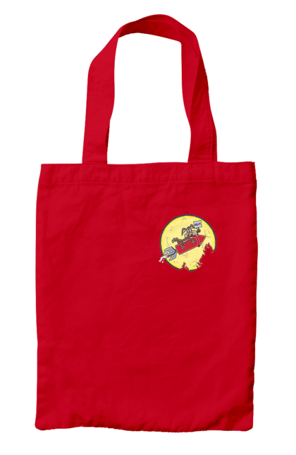 Сумка з принтом "Хитрий кайот". Антигерой, вайлі кайот, веселі мелодії, віллі, злодій, кайот, не відчуває болю, персонаж мультфільму, північноамериканський кайот, уайлі, швидкий та сміливий. 2070702