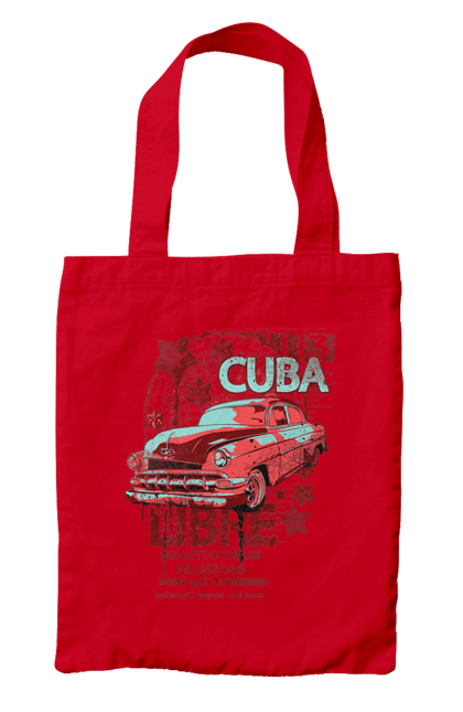 Сумка з принтом "Куба, Машина". Куба, машина, ретро. 2070702