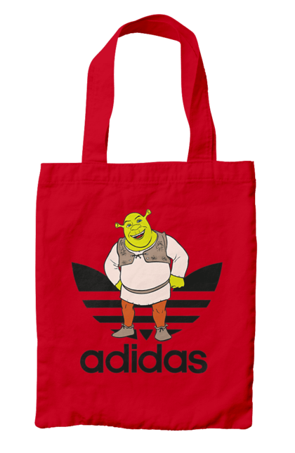 Сумка з принтом "Adidas Шрек". Adidas, shrek, адідас, мульт, мультфільм, огр, шрек. 2070702