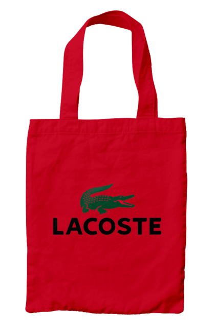 Сумка з принтом "Лакоста". Lacoste, коста лакоста, крокодил, лакост, лакост лого, лакоста, лакоста оригинал, лакосте. PrintMarket - інтернет-магазин одягу та аксесуарів з принтами плюс конструктор принтів - створи свій унікальний дизайн