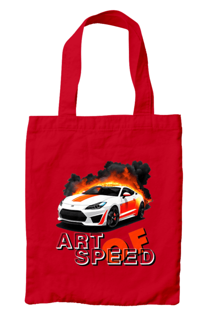 Сумка з принтом "Швидкість". Авто, автомобіль, автомобільний, гонка, швидкість. 2070702