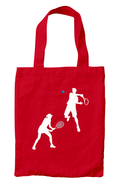 Сумка з принтом "Теніс". Великий теніс, гравці, грунт, м`яч, призовий фонд, ракетка, спонсор, турнір на ґрунті, турнірна сітка, хард. 2070702