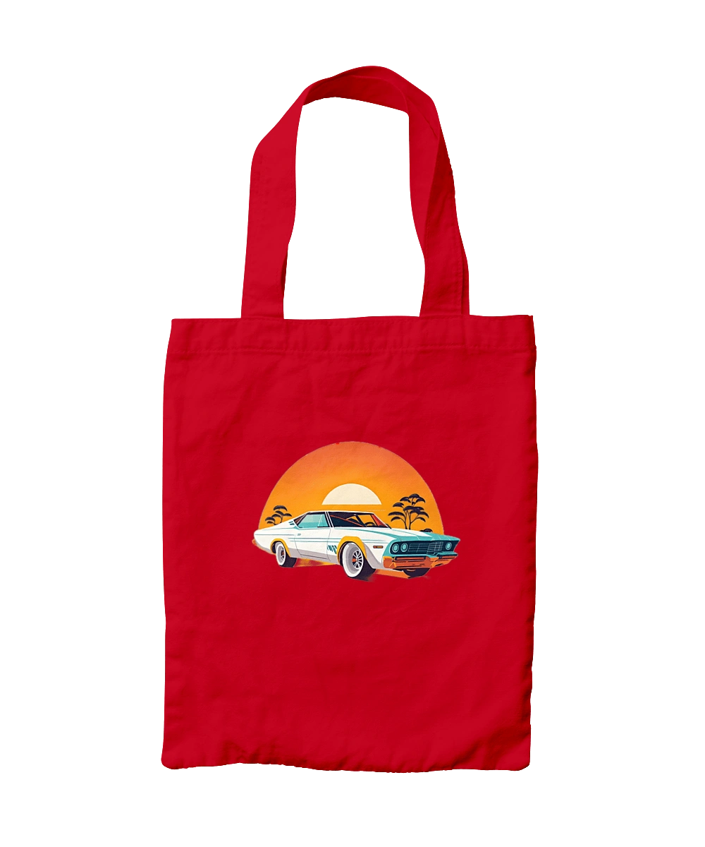 Beautiful car at sunset