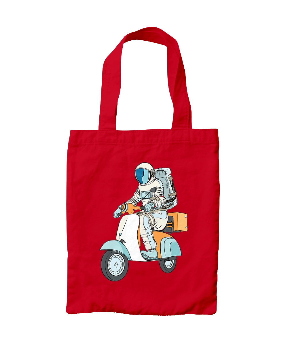 Astronaut on a motorcycle