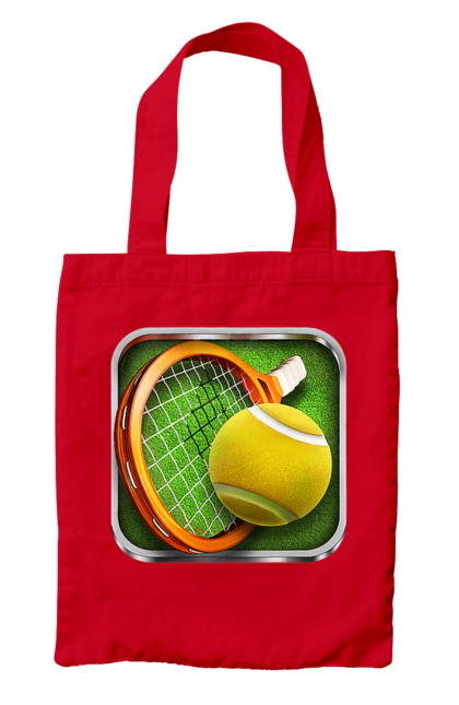 Сумка з принтом "Теніс". Великий теніс, гравці, лондон, м`яч, призовий фонд, ракетка, спонсор, турнір на ґрунті, турнір на траві, турнірна сітка. 2070702