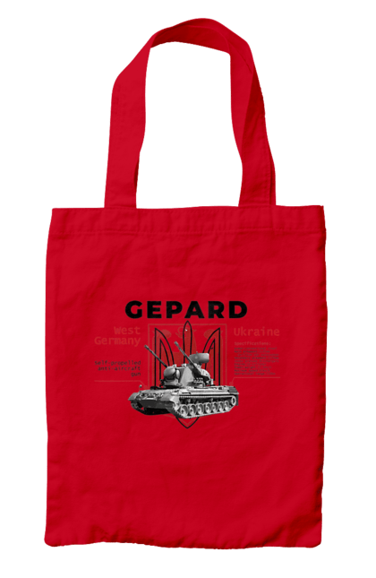 Сумка з принтом "Gepard". F16, gepard, nasams, stinger, zuzana, гаубиця, два герби, залужний, сюзанна. 2070702