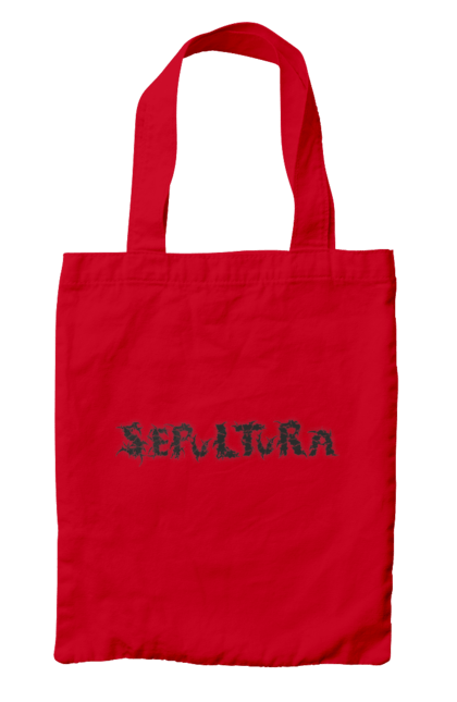 Bag with prints Sepultura. Death metal, det metal, groove metal, group, metal, music, rock, sepulture, thrash metal, trash metal. 2070702