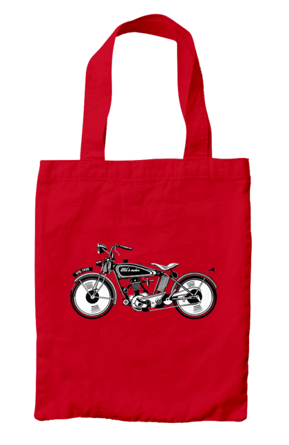 Сумка з принтом "Мотоцикл Ретро". Мото, мотоцикл, ретро. 2070702