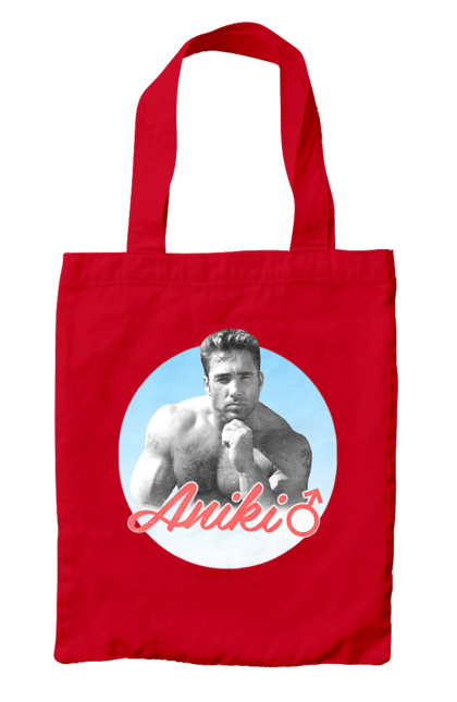 Сумка з принтом "Біллі Херрінгтон". Аніки, біллі, біллі херрінгтон, гачі, гачімучі, гумор, прикольна, херрінгтон. 2070702