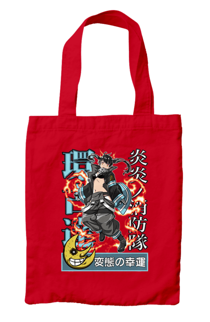 Bag with prints Fire Force Shinra Tamaki Kotatsu. Anime, fire force, firefighter, manga, tamaki kotatsu. 2070702