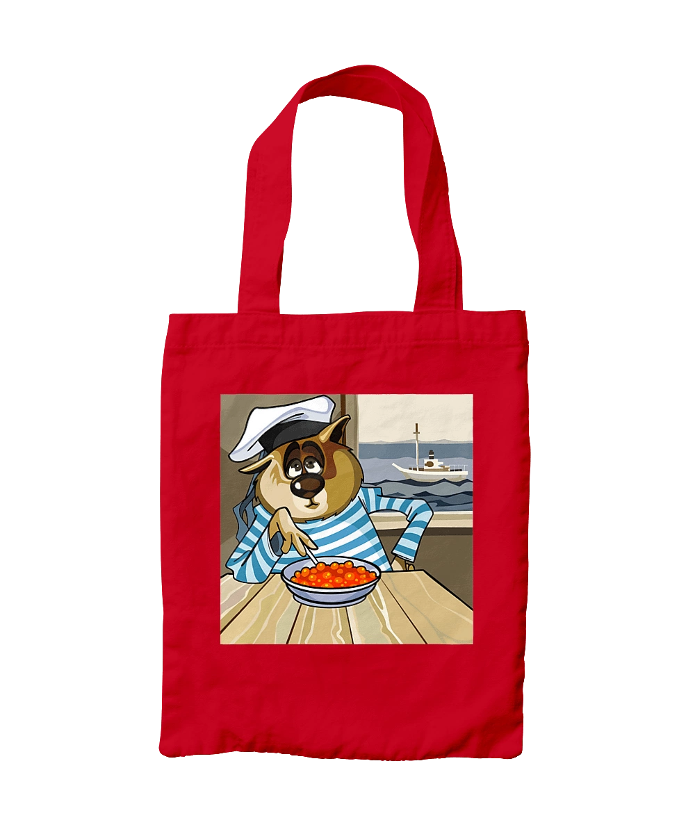 Cat Sailor, On The Ship Eats Red Caviar