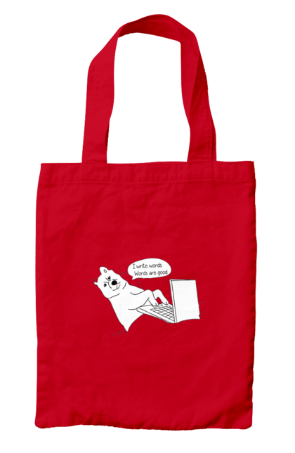 Сумка з принтом "Собака програміст". Angular, c, css, html, it, javascript, jquery, php, python, react, svelt, vue, айтишник, айті, гумор, код, кодувати, прогер, програміст, програмісти, ти ж, ти ж програміст, тиж програміст. 2070702