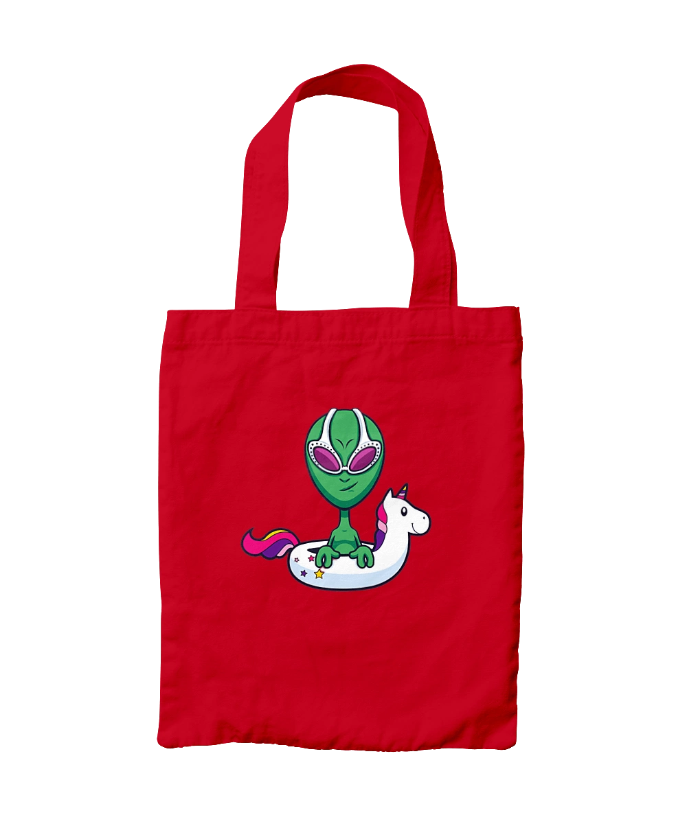 Alien Floats In A Circle