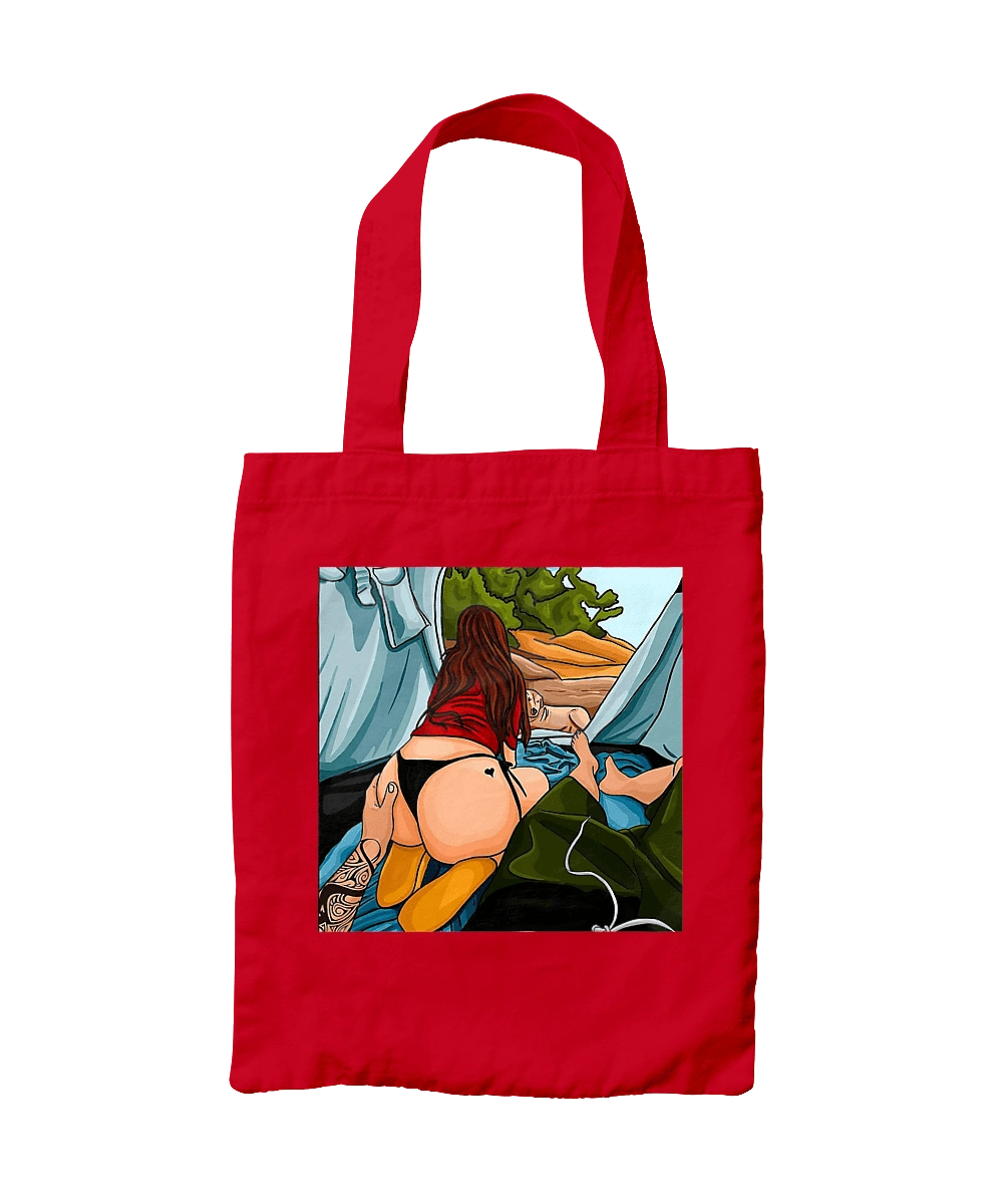 Rest With Favorite In The Tent