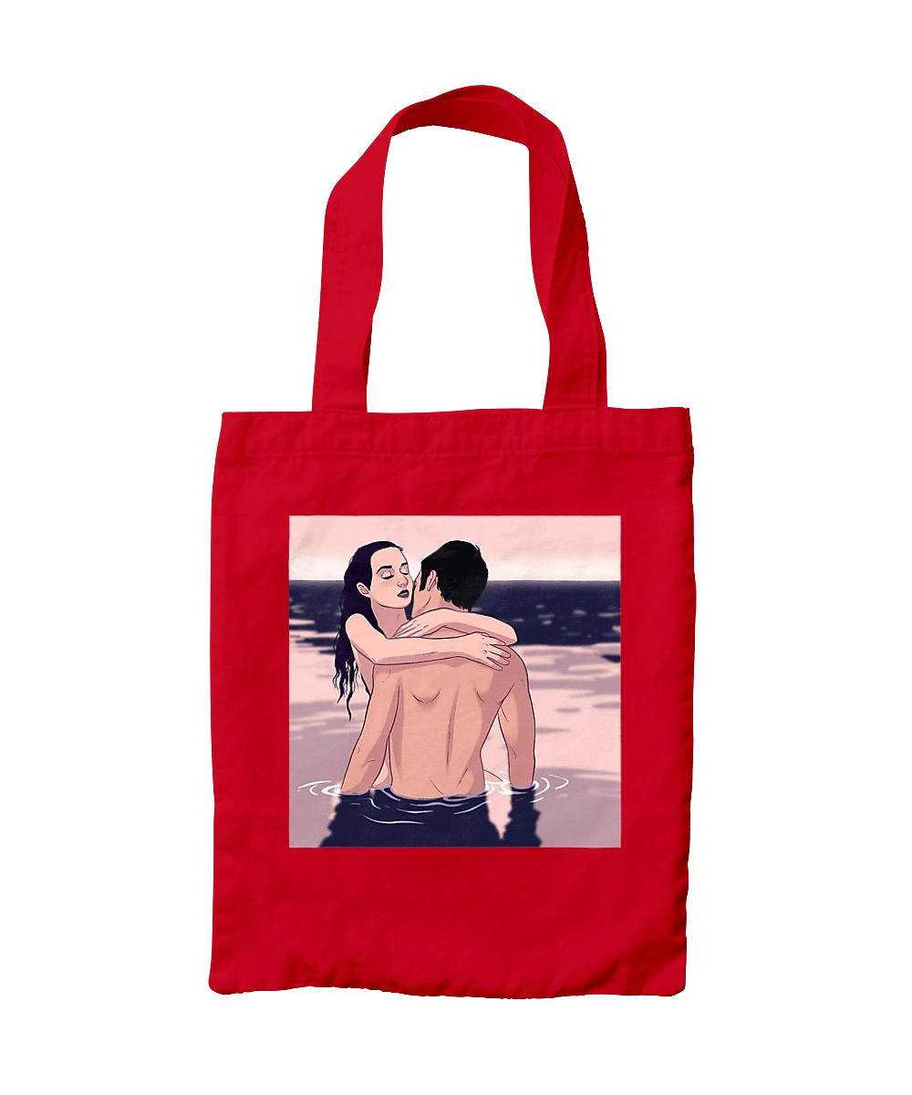 Couple Hugging In The River