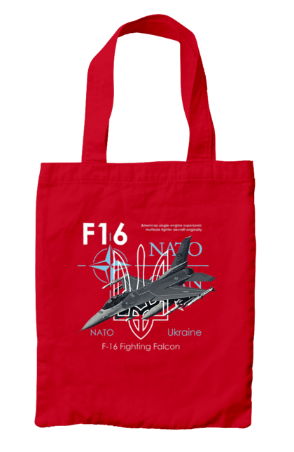 Сумка з принтом "F16". F16, nasams, zuzana, гаубиця, два герби, залужний, сюзанна. 2070702