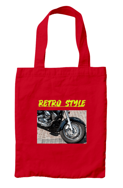 Bag with prints Moto2. Bike, motorbike, retro, road, speed, style. 2070702