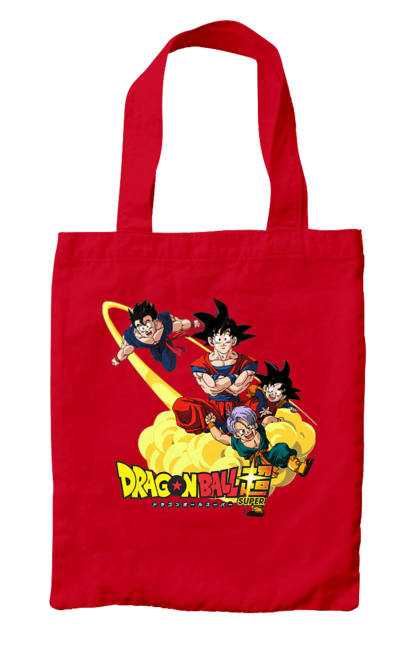 Bag with prints Dragon Ball. Anime, dragon ball, goku, manga, tv series, vegeta. 2070702