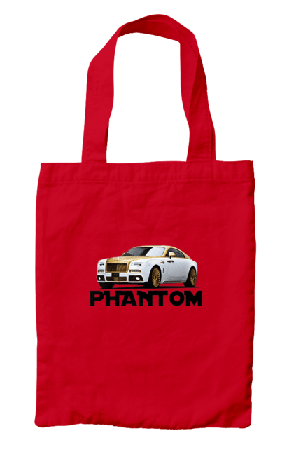 Сумка з принтом "Ролс ройс". Авто, автомобіль, люкс клас, ролс ройс, седан, фантом. 2070702